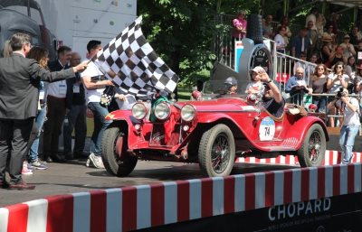 1000 Miglia - 1 Class: Vesco - Guerini su su Alfa Romeo 6C 1750 GS del 1931 