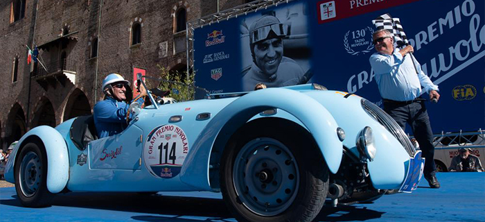FIRST TRIUMPH FOR THE CREW ALIVERTI-VALENTE  ON BOAD OF A 1937 BMW 328 ROADSTER