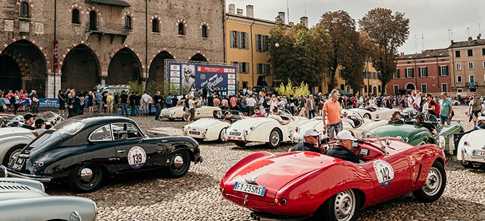 GRAN PREMIO NUVOLARI 32. AUSGABE  (15.) - 16. - 17. - 18. SEPTEMBER 2022  Anmeldungen für die internationale Gleichmäßigkeitsveranstaltung sind möglich dem "Fliegenden Mantuaner" gewidmet